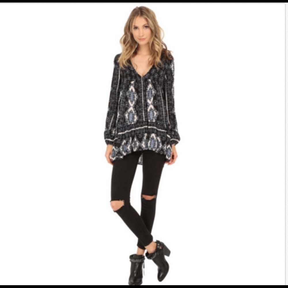 Free People Down By The Bay Tunic